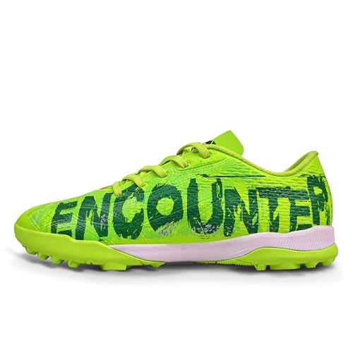 Image of Nivia Encounter Retro Turf Football Shoes for Men, Duofoam Cushioning, TPU 3D Embossed Upper, Rubber Studs for Turf, Lightweight Football Shoes for Artificial Ground