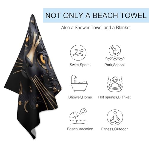 Serviette de plage haut de gamme égypte drap de bain - 4