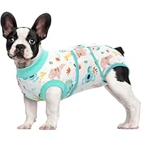 Kuoser Herstelpak voor Honden - Verstelbaar Postoperatiepak voor Vrouwelijke en Mannelijke Honden - Chirurgisch Herstelpak - Perzikpoeder, M