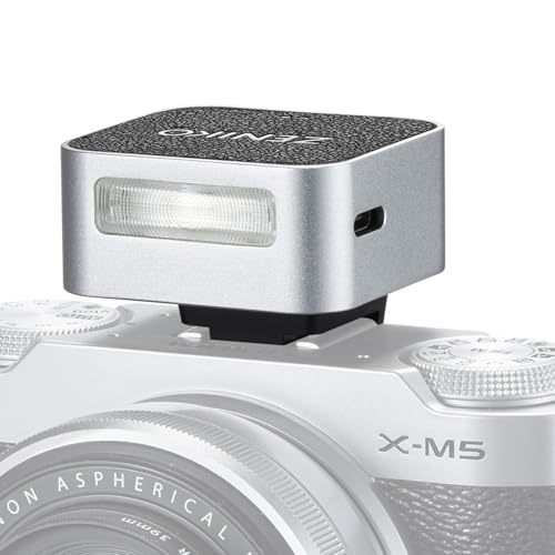ZENIKO ZF04 Lampa błyskowa do aparatów, lampa fotograficzna z 2 poziomami mocy, uniwersalnym mocowaniem na gorącą stopkę typu C, 372 błyski o pełnej mocy do aparatów