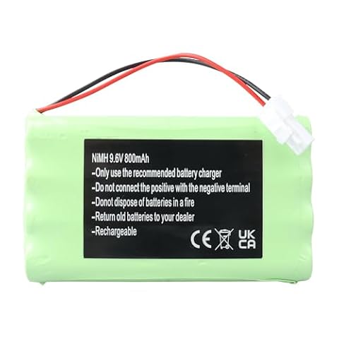 MXJFYY 9,6 V 800 mAh akumulator zamienny 2400720 5008956 5071688 do Somfy M3 HR15/51, silnika bramy i bramy garażowej, napędu bramy obrotowej i silników Freevia, GDK, SGA i SGS, Somfy Elixo 500 3S io