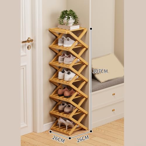 Étagère à chaussures sans assemblage pour libérer l'espace encombré de l'entrée - 3