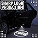 Car Door Lights Logo Projector Compatible with LS ES is LX RX GS GX, 4 Pack Wireless Door Logo Welcome Lights, Waterproof Car Accessories