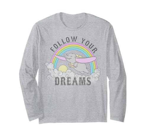 T-shirt Dumbo Follow Your Dreams inspirant pour encourager les rêves