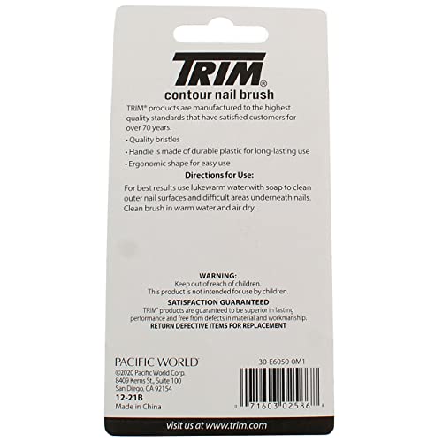 Trim Contoured Nail Brush, 0.17 Pound #TOP2