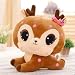 mangege Niedliche Giraffenpuppe Sikahirschplüschtierkinderkitzpuppe 35 cm C.