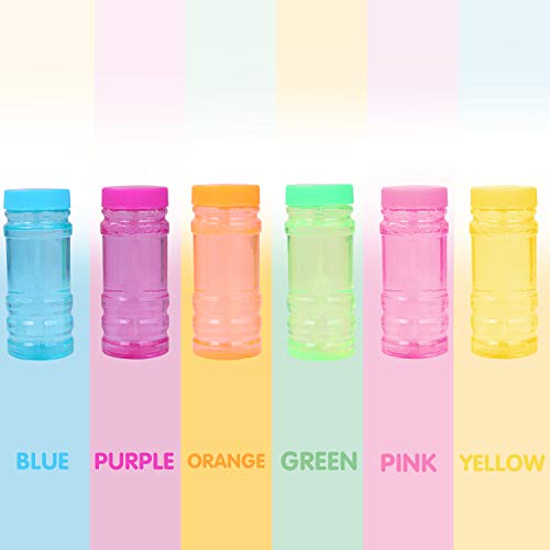Bubbles 24 Pack Party Favor for Kids Bulk Bubble Solution Blowing Wand 2 Dozen Party Supplies Outdoor Toys Wedding Party Christmas Celebration Birthday Fun Gift - Thumbnail 2