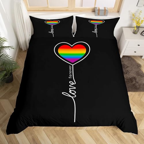 Rainbow Pride Duvet Cover King Size
