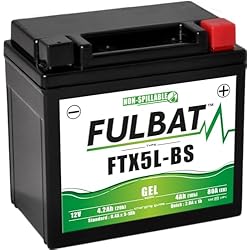 Ytx5L Bs Gel FULBAT - BATERÍA DE MOTO FULBAT GEL FTX5L-BS / YTX5L-BS 12 V 4,2 AH 80 A
