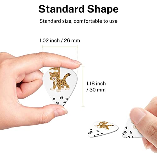 Lot de 6 médiators mignons Jaguar pour guitare acoustique, guitare électrique, basse, ukulélé – fins, moyens et épais. - Les Beatles, Paul McCartney, John Lennon, RIngo Starr, George Harrison Lot de 6 médiators mignons Jaguar pour guitare acoustique, guitare électrique, basse, ukulélé – fins, moyens et épais. – Image 7