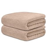 DECASATEXTIL Juego 2 Toallas Baño Grandes 70x140cm Algodón 450g/m² – Suaves...