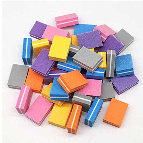 TOSSPER 20pcs / Set Mini Feile Buffer Schwamm Nagelpolierblöcke Kleine Tragbare Dateien Nagel-polier Maniküre Werkzeuge… – Bild 4