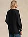 GRACE KARIN Womens Oversized Long Sleeve Pullover Sweater, Ribbed Long Sleeve Sweaters, Fall Fashion Clothes 2025 Black S