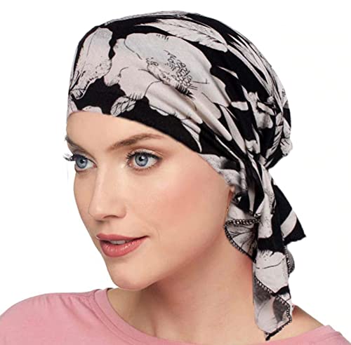 6 Pieces Hat Turban Beanie Pre-Tied Head Scarves Headwear Turban Head Wrap Head Scarf For Women Girls Multicolor #TOP5