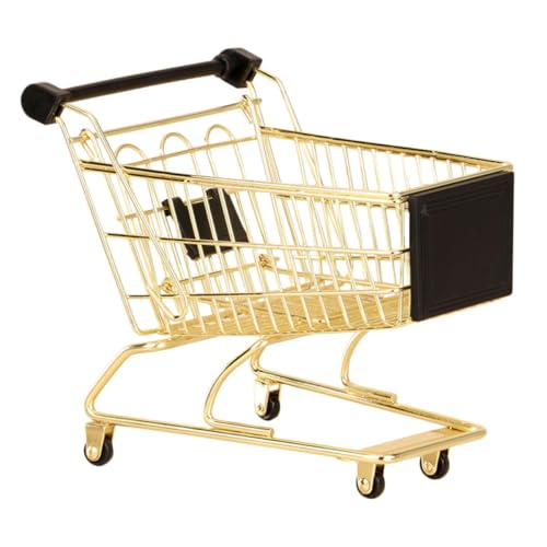 BUGUUYO Soporte para Esponja de Maquillaje Forma de Carrito, Estante para Secar Esponjas Portátil de Hierro Dorado, Tendedero y Contenedor Compacto para Accesorios Cosméticos