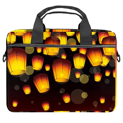 Maletín laptop 14.5 pulgadas Sky Lantern protector y bolso tote de hombro multicolor