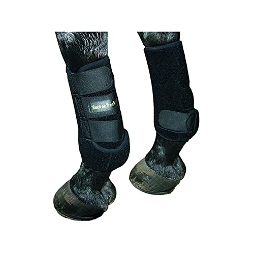 Image of Back on Track Exercise Boots - Hind (pair), Color: Black, Size: L (20450003)