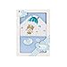 Interbaby Asciugamano con cappuccio per neonato PARACAIDISTA in blu - 560 g