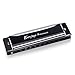 EVERJOYS Diatonic Harmonica 10 Hole – Blues Harp with Case, Polishing cloth, Instruction, Key of C