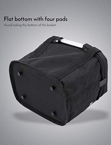 Festnight Cesta de bicicleta dianteira removível impermeável bicicleta guiador cesta Pet transportad