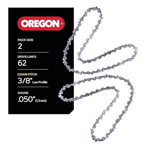 Oregon 2-Pack Chainsaw Chain 3/8' LP Pitch, .050'...
