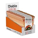 Diablo Sugar Free Gummy Bears – Fruity Gummy Sweets with Natural Colouring, Low Sugar Snacks Sweetened with Stevia, Ideal for Kids & Adults, Great for Sweet Hamper Gifts & Treats – 75g Pack of 16