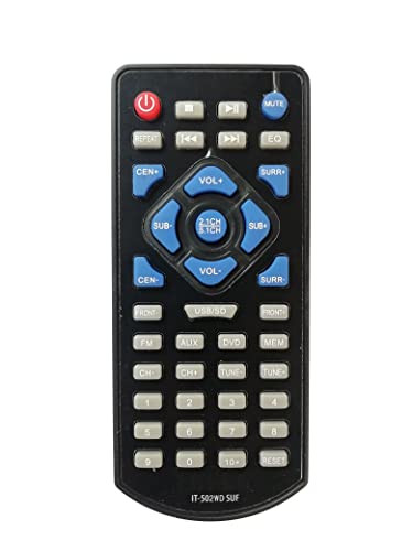 Image of LipiWorld IT-502WD SUF Home Theatre System Remote Control (Suitable for Intex Home Theater Old Exactly Same Will Only Work) Compatible for Intex Home Theater Remote