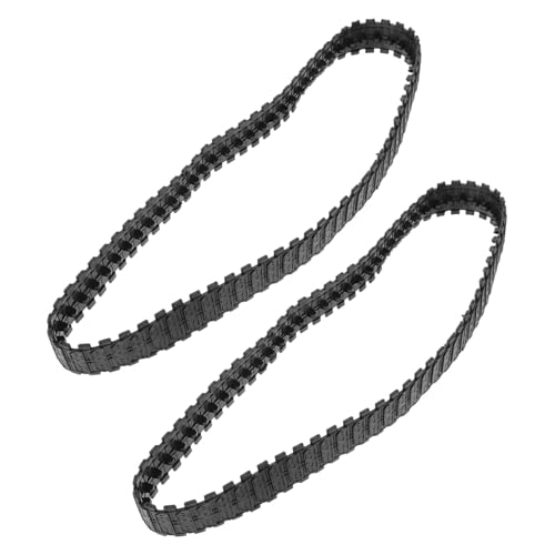 Gatuida Stable 2pcs for DIY Tanks 66cm Circumference 2.5cm Wide for Rc Car Parts