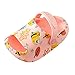 Gsheocm Sandales pour Filles et garçons bébé Dessin animé Animaux Chaussures Sandales Chaussures pour bébés Enfants Maison Pantoufles Salle de Bain Fille Rose Bout en Amande Sandales