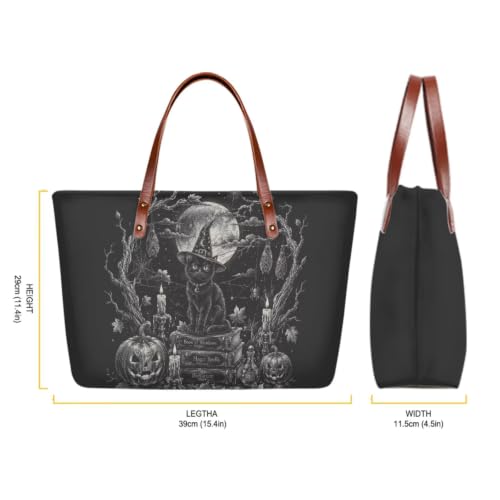 Image of Top Handle Purse for Women, Large Tote Handbag With PU Wallet Set, Gift for Mom