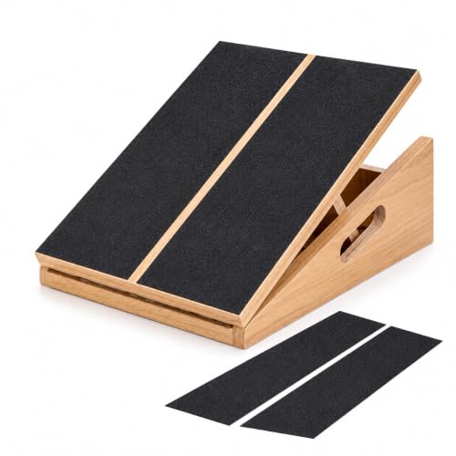 Tabla inclinada de madera ajustable profesional para ejercicios