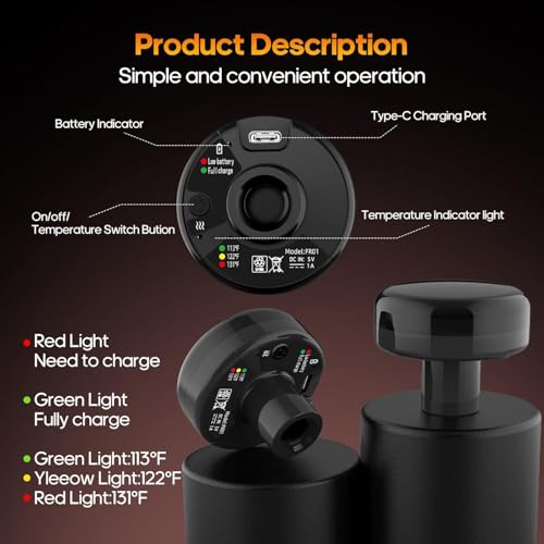 Image of Massage Gun with Heat Massager Deep Tissue Muscle Massager Gifts for Men | Back Massager for Athletes for Pain Relief Percussion Handheld Massage Gun Birthday Gifts for Him 7Heads&Silent Carrying case