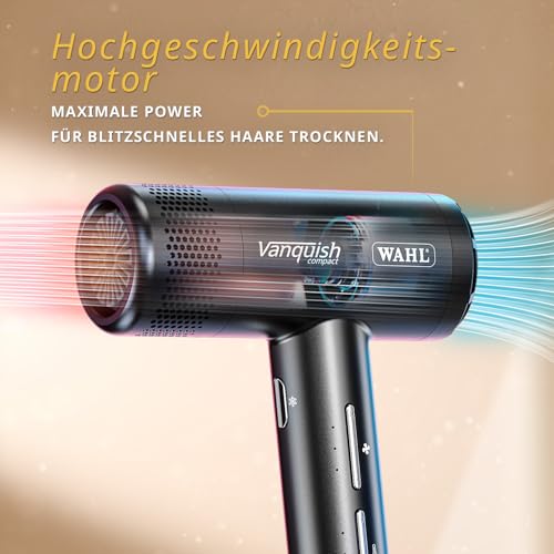 Wahl Vanquish Compact Haartrockner in Grau, leichter Styler – Ansicht 4