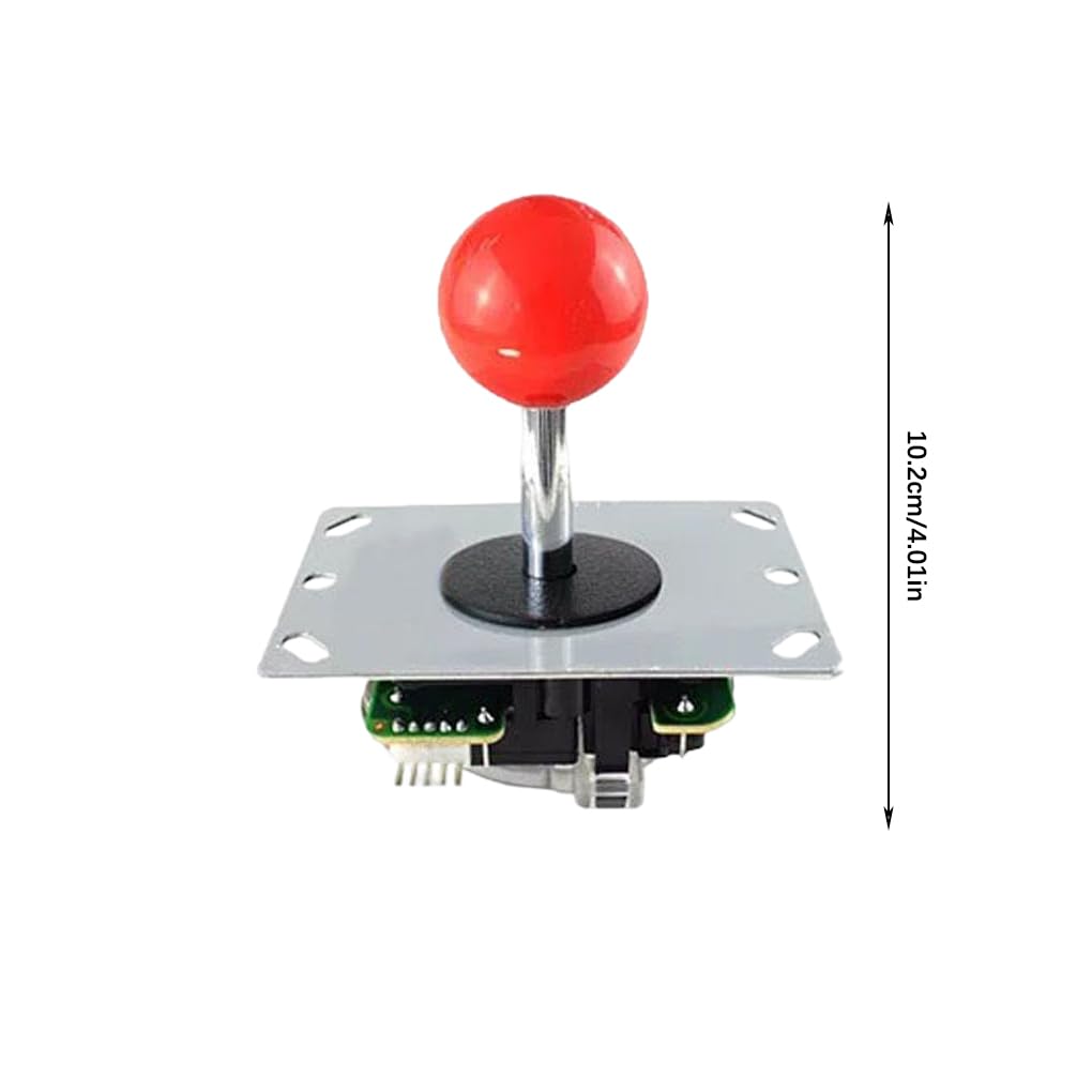 Juego de 10 accesorios basculantes para arcade, función de venta, palanca de mando, operación, herramientas de bricolaje, cero retardo, parte superior, color blanco