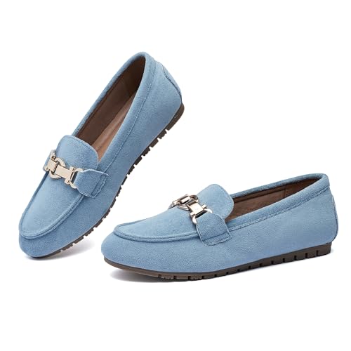 Image of VERDASCO Women's Loafers Comfort Slip-Ons Flat Work Shoes Casual Moccasins Penny Loafers Lady Dress Shoes