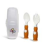 ZoLi Fork & Spoon Set, Orange