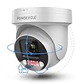 PANOEAGLE 4K AI IP POE PTZ Camera, 8MP PTZ Security Camera Outdoor,5X Optical Zoom 2.7~13.5mm Lens, 2-Way Audio, Smart Human/Vehicle Detection, Spotlight Color Night Vision,SD(512GB), IP67
