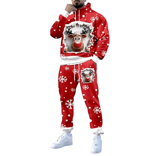 Ensemble polaire homme imprimé festif pour vos soirées cocooning et matins de Noël