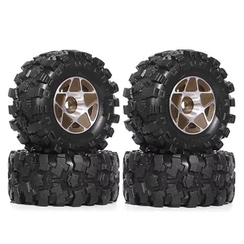 Pièces RC Pneus 1.0 TRX4M SCX24 57mm Grip Maximal pour Franchissement
