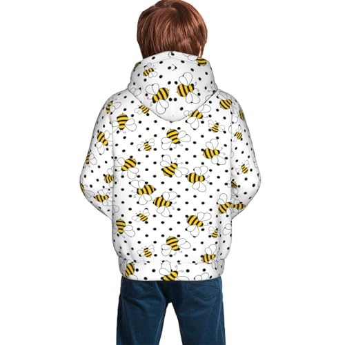 Small Wasp Kid Hoodies Boys Sweatshirts Girls Pullover with Pocket4