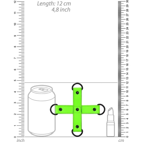 Conector BDSM OUCH! phosphorescent pour repérer vos fixations de bondage dans le noir - 5
