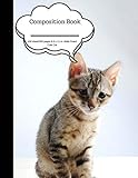 Composition Book 100 sheet/200 pages 8.5 x 11 in.-Wide Ruled- Cute Cat: Plain Journal  Blank Writing Notebook  Lined Page Cats Kittens (Composition Notebook Journal)