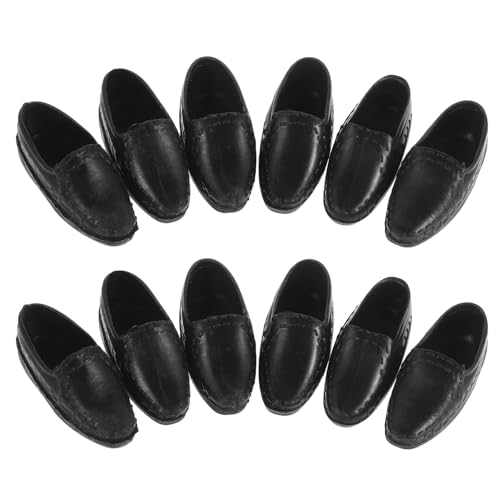 Toyvian 10pares Zapatos Miniatura para Muñecas Decoración Vintage para Vestir Material Resistente y Atractivo para Fomentar La Imaginación Infantil