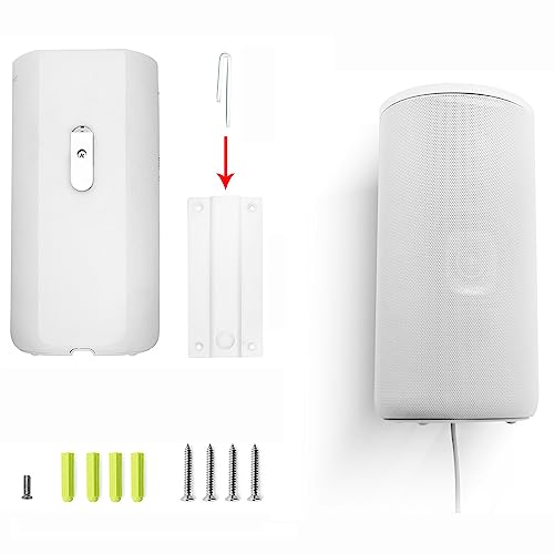 Aokicase Kompatibel mit Sony/HT-A9 Lautsprecher Halter Wandhalterung Sony/HT-A9 Lautsprecher Ständer Halterung Zubehör,Lautsprecher Zubehör Rack,Halterung für Heim-Lautsprecher-Systeme(Weiß) 1 PCS