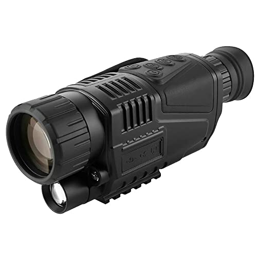 Digital Night Vision Monocular, 8X Digital & 5X Optical Zoom, Take Photo Video in Darkness, for Observation Night Watching