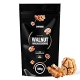HiFood Walnusskerne H&auml;lften 500g Nat&uuml;rliche Waln&uuml;sse ohne Schale Reich an Omega-3 und Phosphor Gesunde Snacks Vegane Ern&auml;hrung Zwischenmahlzeit
