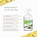 Hygea Natural Lemon Fresh Concentrated All Purpose Cleaner - Non Toxic - Removes Soil, Dirt & Grease - Wet Gloss Finish - Biodegradable, pH-Neutral & Ammonia Free (128oz Concentrated Gallon)