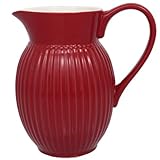 Greengate Krug ALICE CLARET RED Rot 1,5 Liter Everyday Geschirr Weinrot
