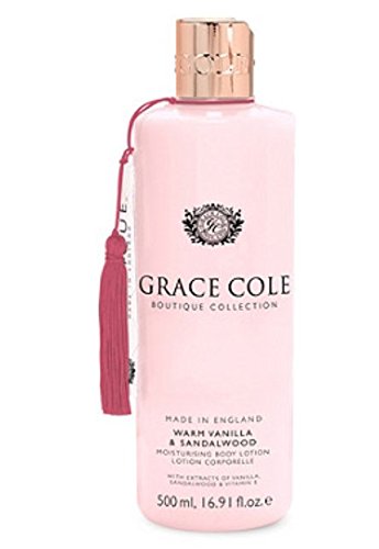 Grace Cole Boutique Collection Warm Vanilla & Sandalwood Body Lotion 16.91 Fl Oz