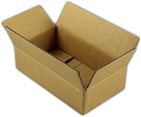 EcoSwift 7 x 4 x 3 Inch Single Wall Corrugated Cardboard Shipping Carton Packing Boxes Bundle for Moving, Mailing, or Storage (200 Pack)